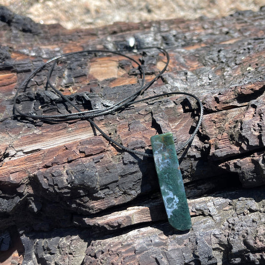 "Oregon Trail" Moss Agate Slab Cut Stones
