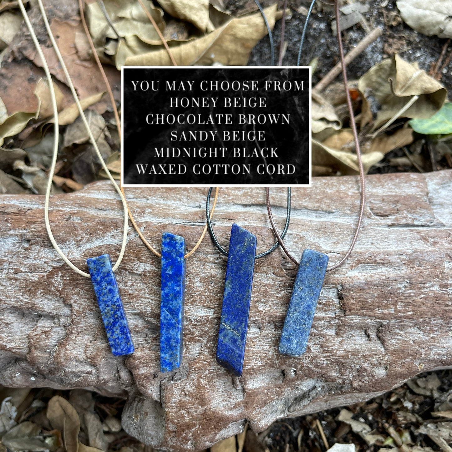 "Assyrian Decent" Royal Lapis Lazuli Slab Necklace