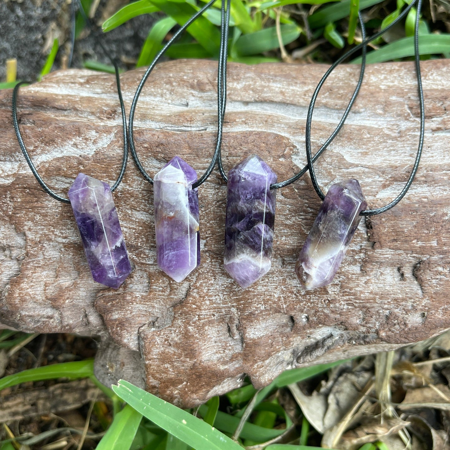 chevron purple amethyst 