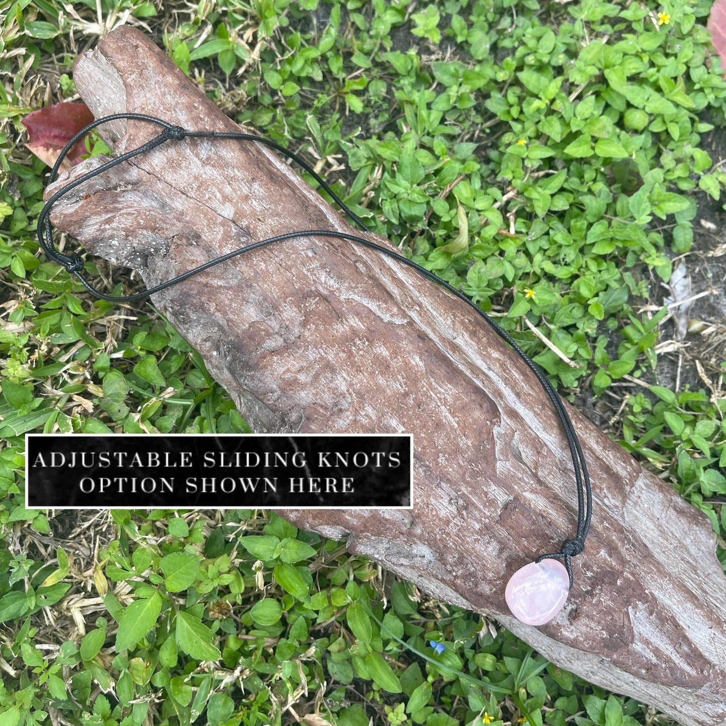 "Heaven's Dew" Pink Rose Quartz Necklace