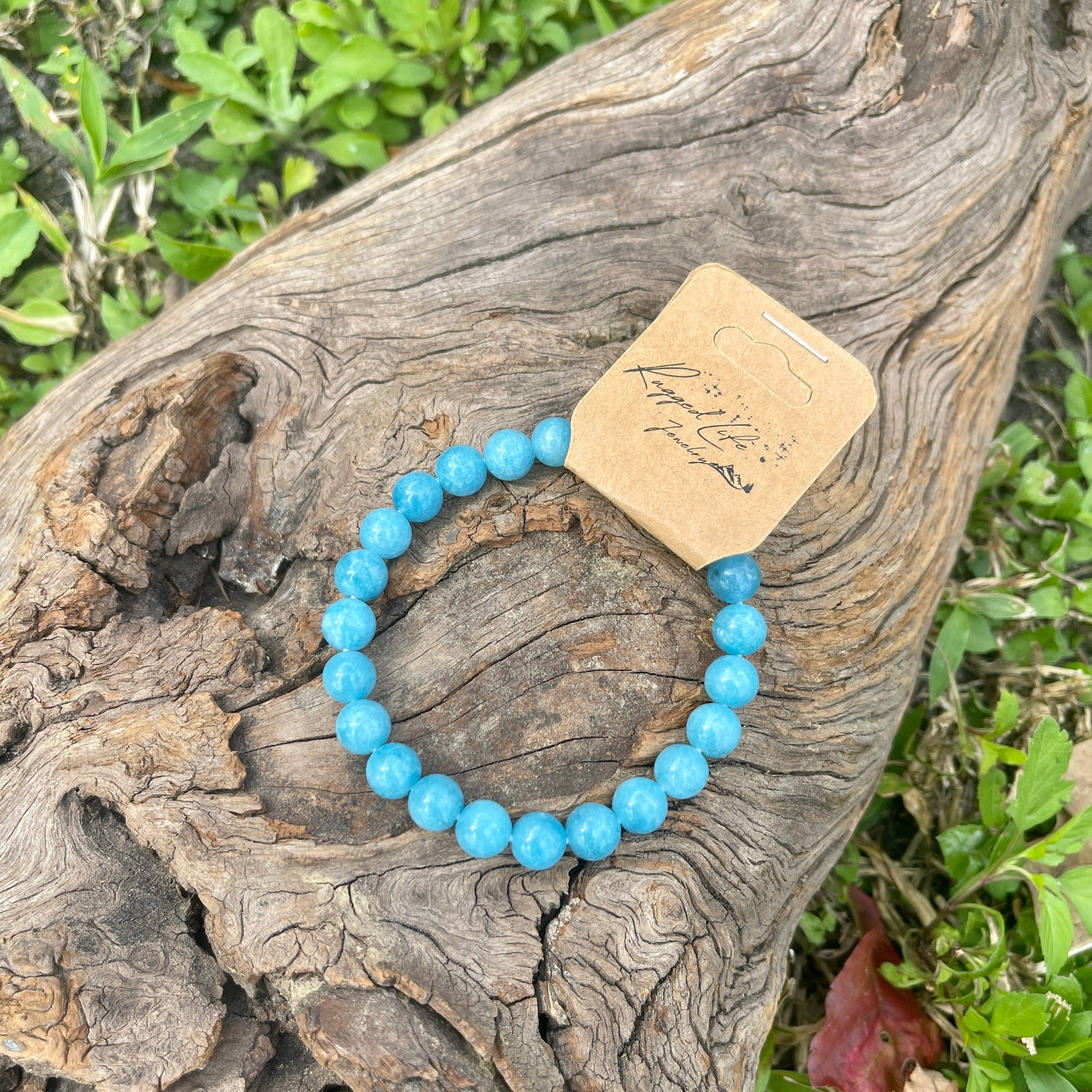 Rectangular Turquoise Blue Stone Bracelet – YUMI JEWELRY + PLANTS