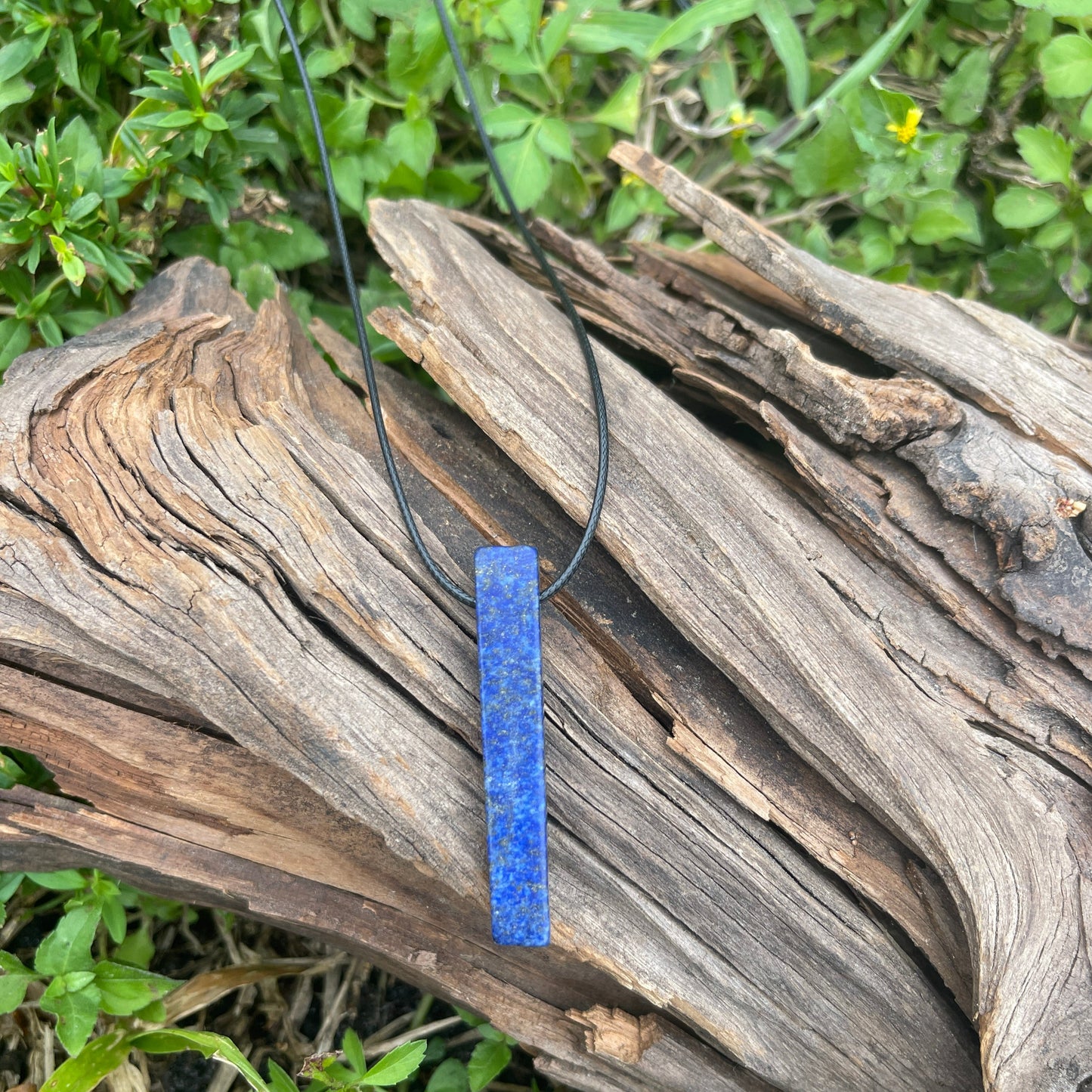 "Assyrian Decent" Royal Lapis Lazuli Slab Necklace