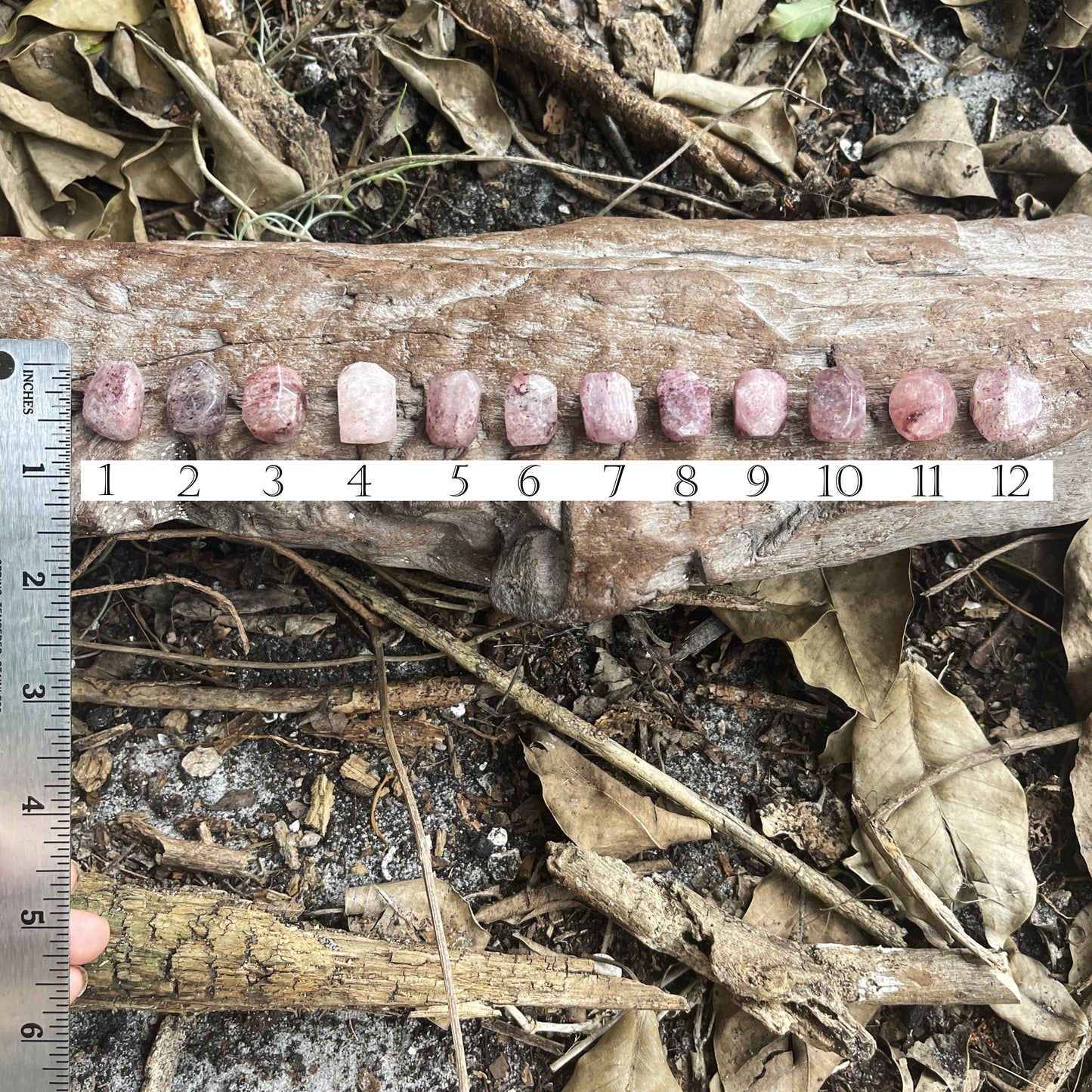 "Aberration" Strawberry Quartz Crystal Nugget Necklace