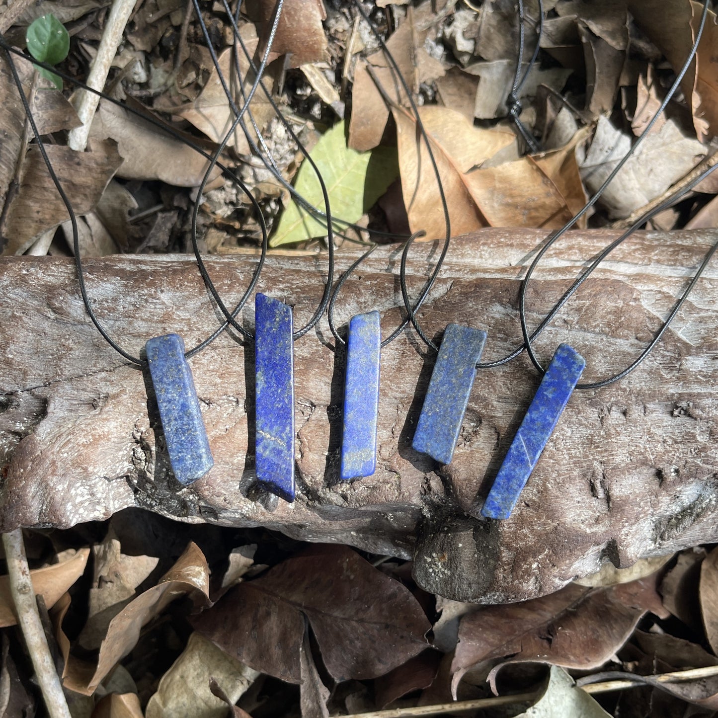 "Assyrian Decent" Royal Lapis Lazuli Slab Necklace