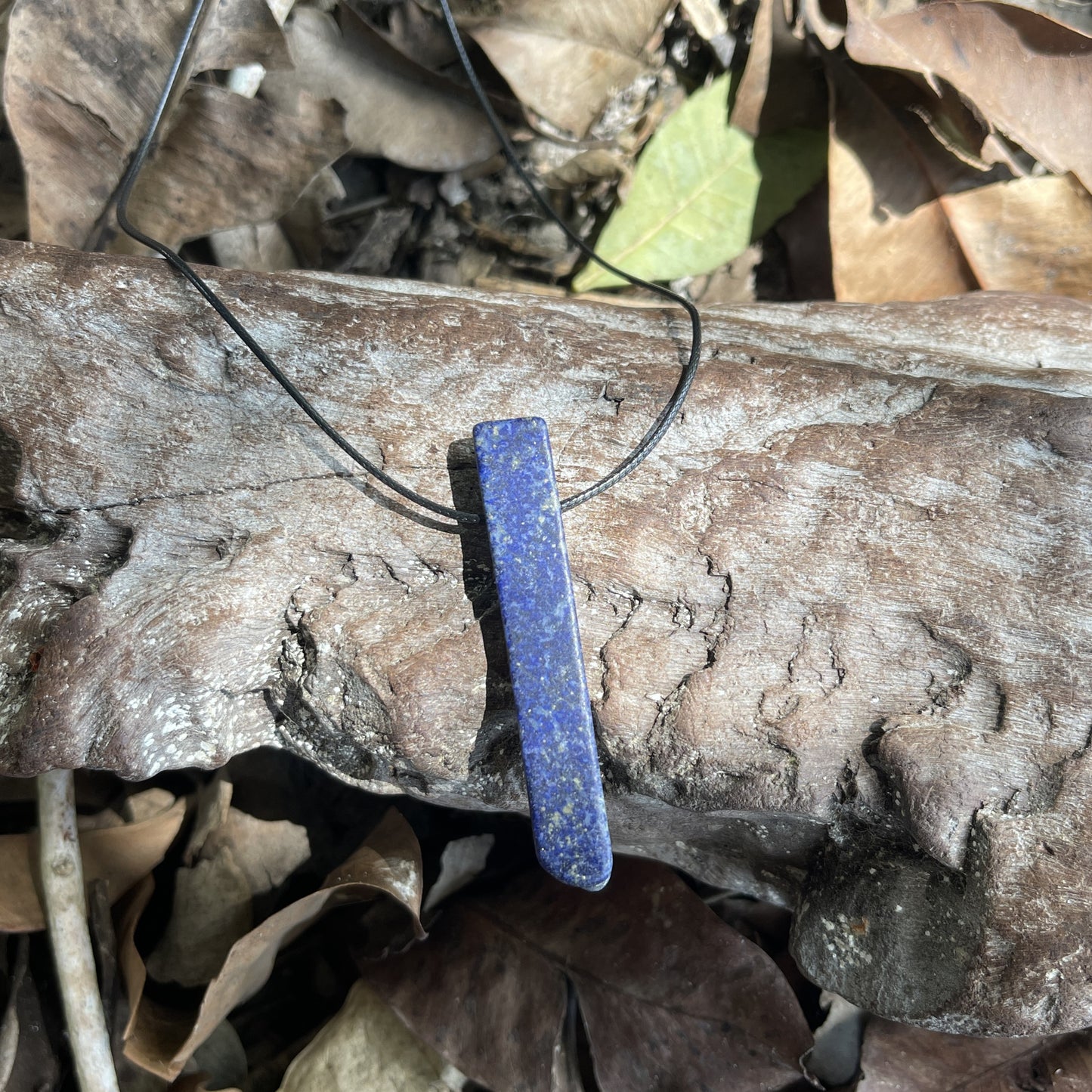 "Assyrian Decent" Royal Lapis Lazuli Slab Necklace