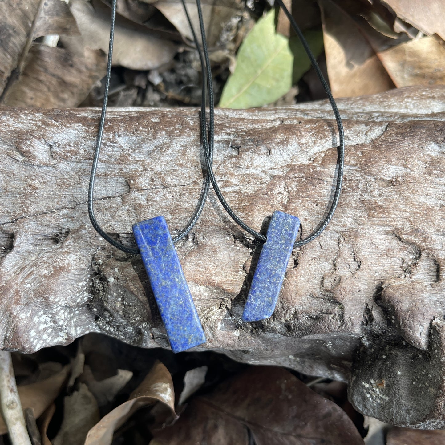 "Assyrian Decent" Royal Lapis Lazuli Slab Necklace