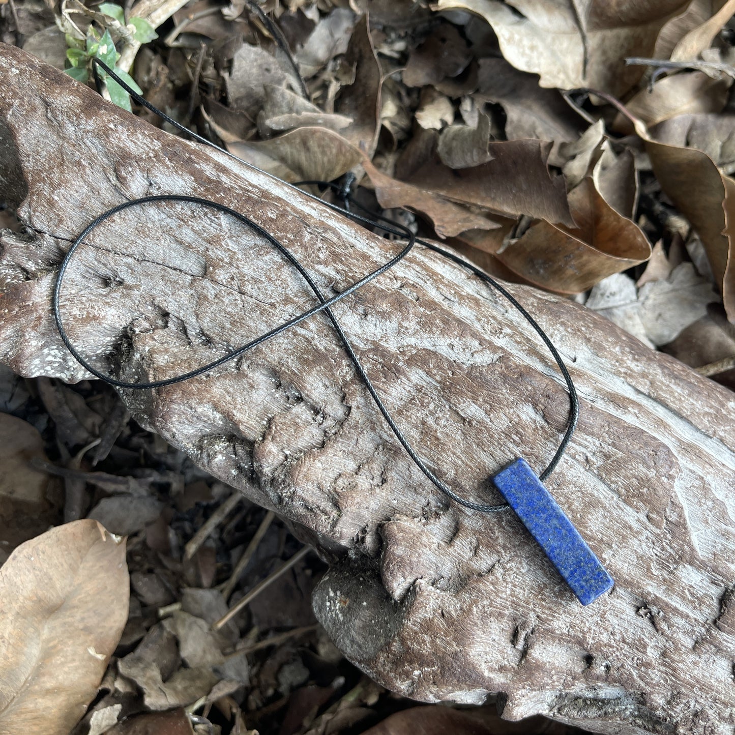 "Assyrian Decent" Royal Lapis Lazuli Slab Necklace