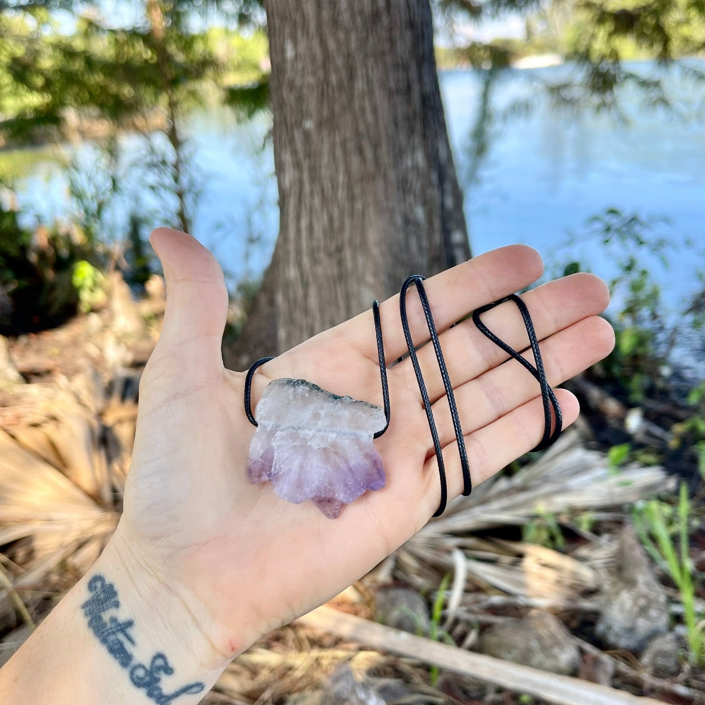 raw purple amethyst