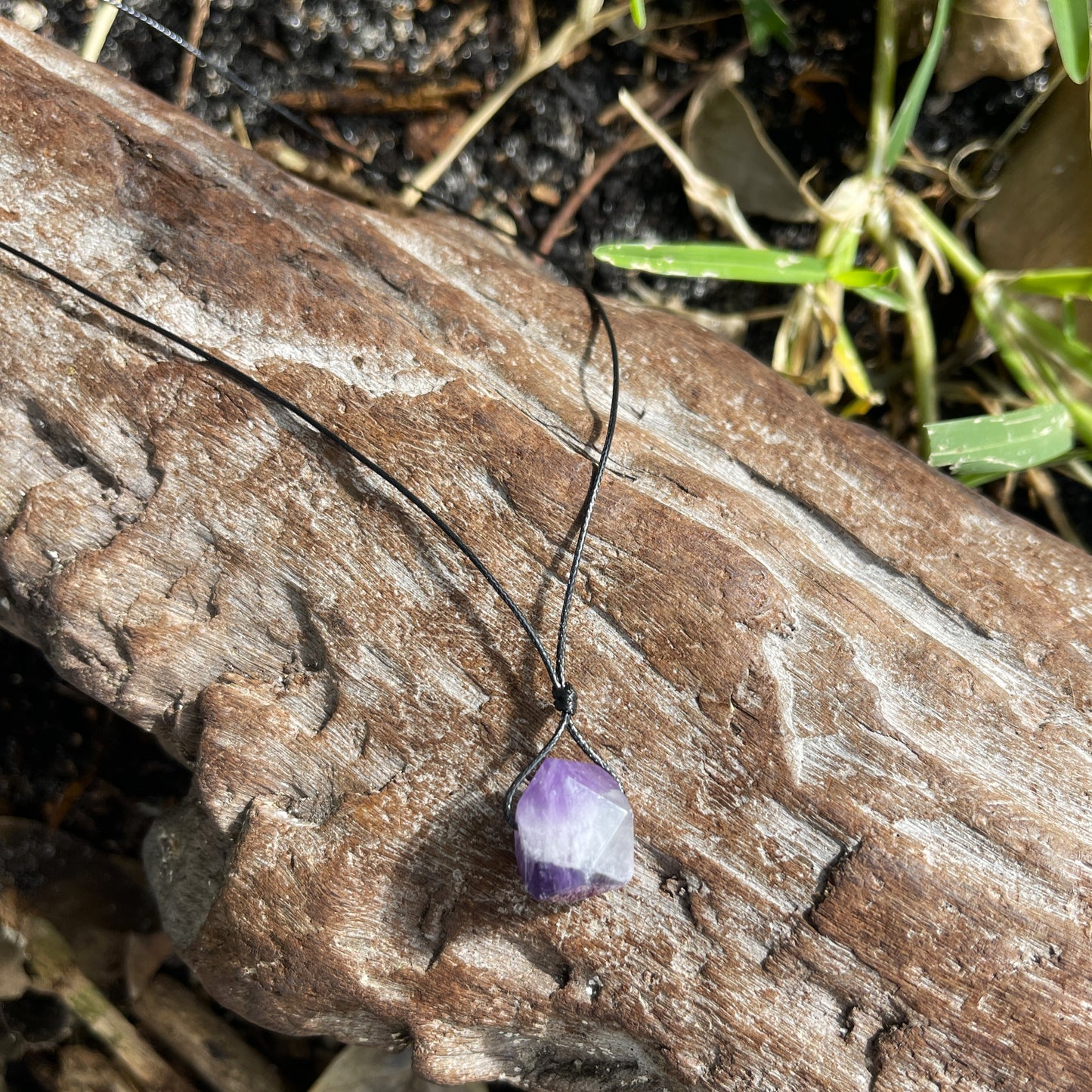 small amethyst pendant for woman