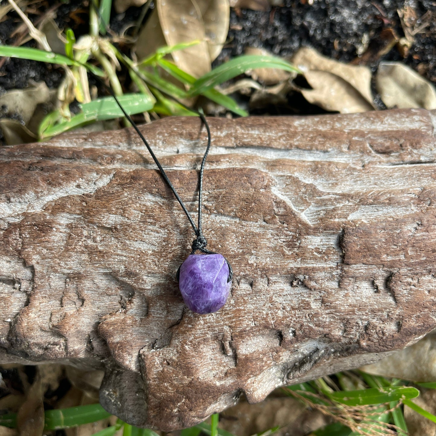 raw purple amethyst necklace jewelry