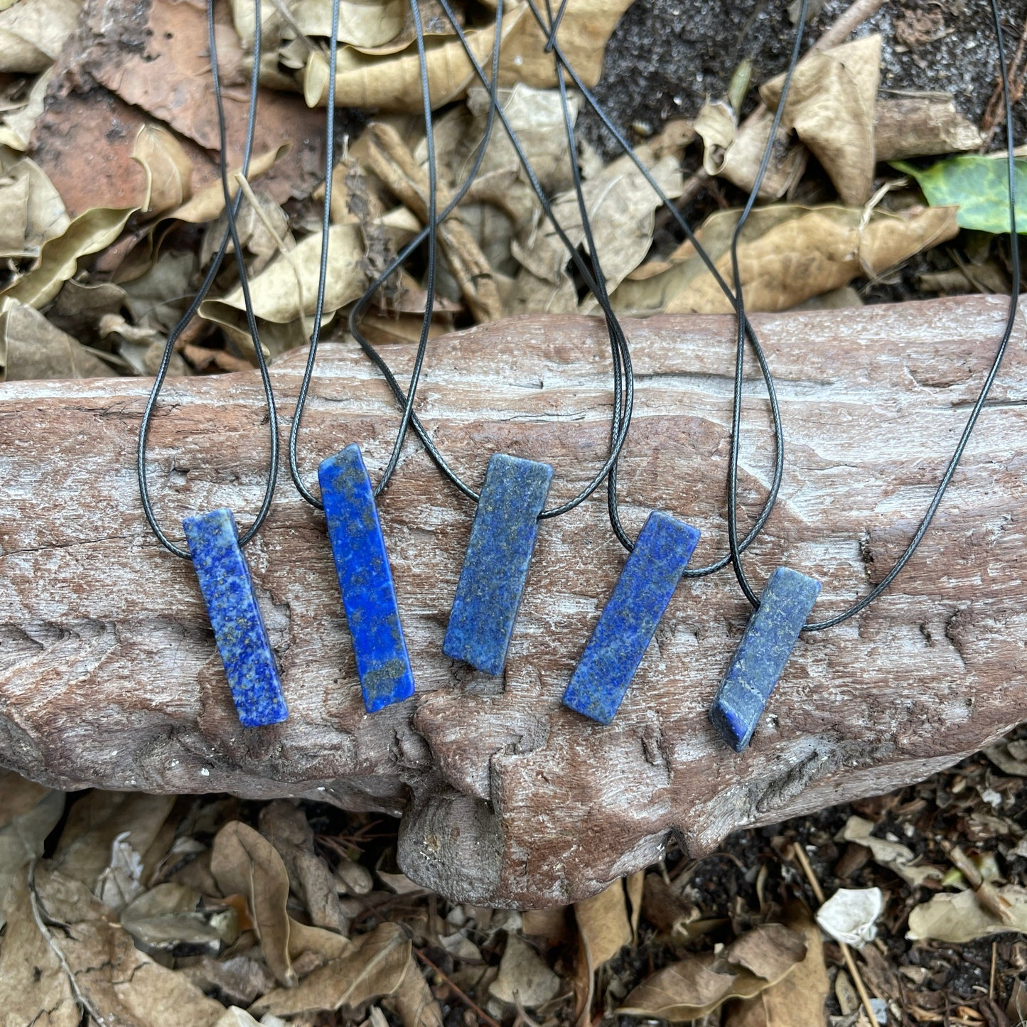 "Assyrian Decent" Royal Lapis Lazuli Slab Necklace