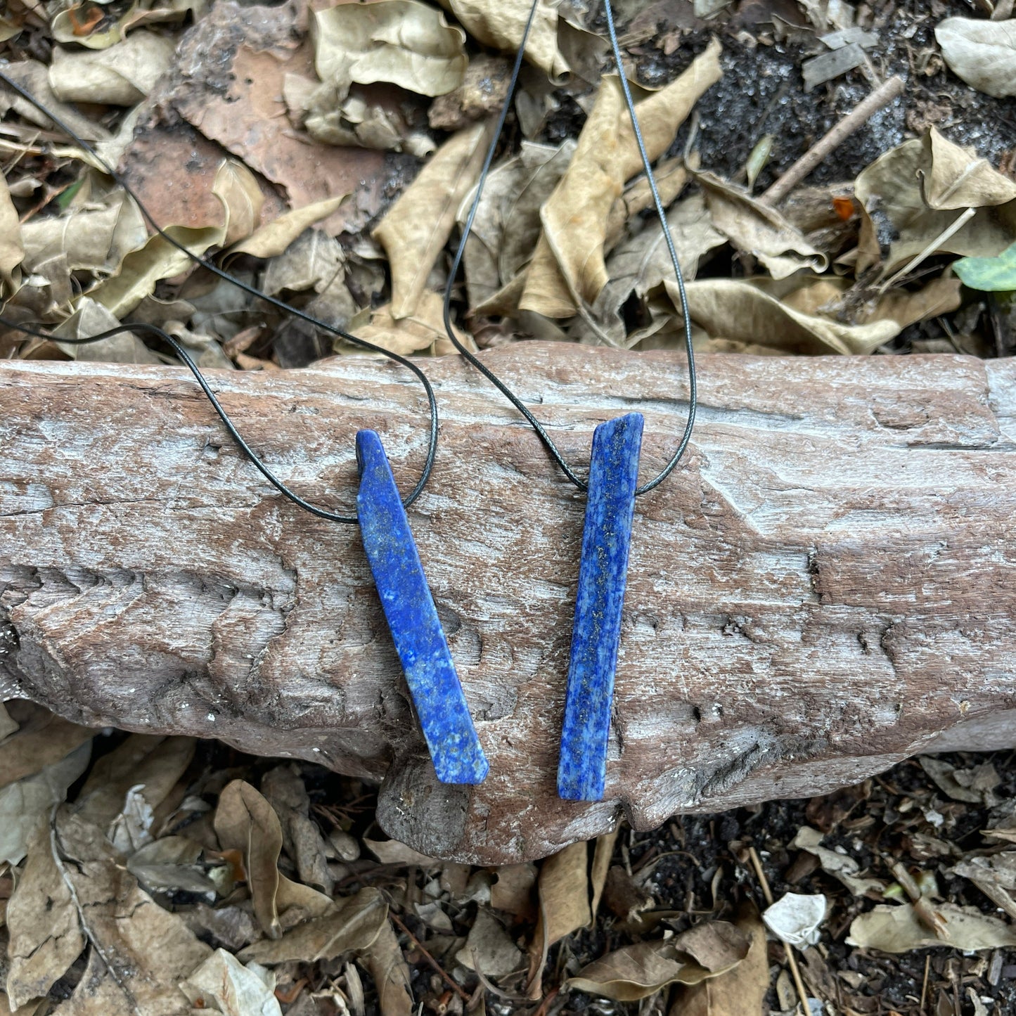 "Assyrian Decent" Royal Lapis Lazuli Slab Necklace