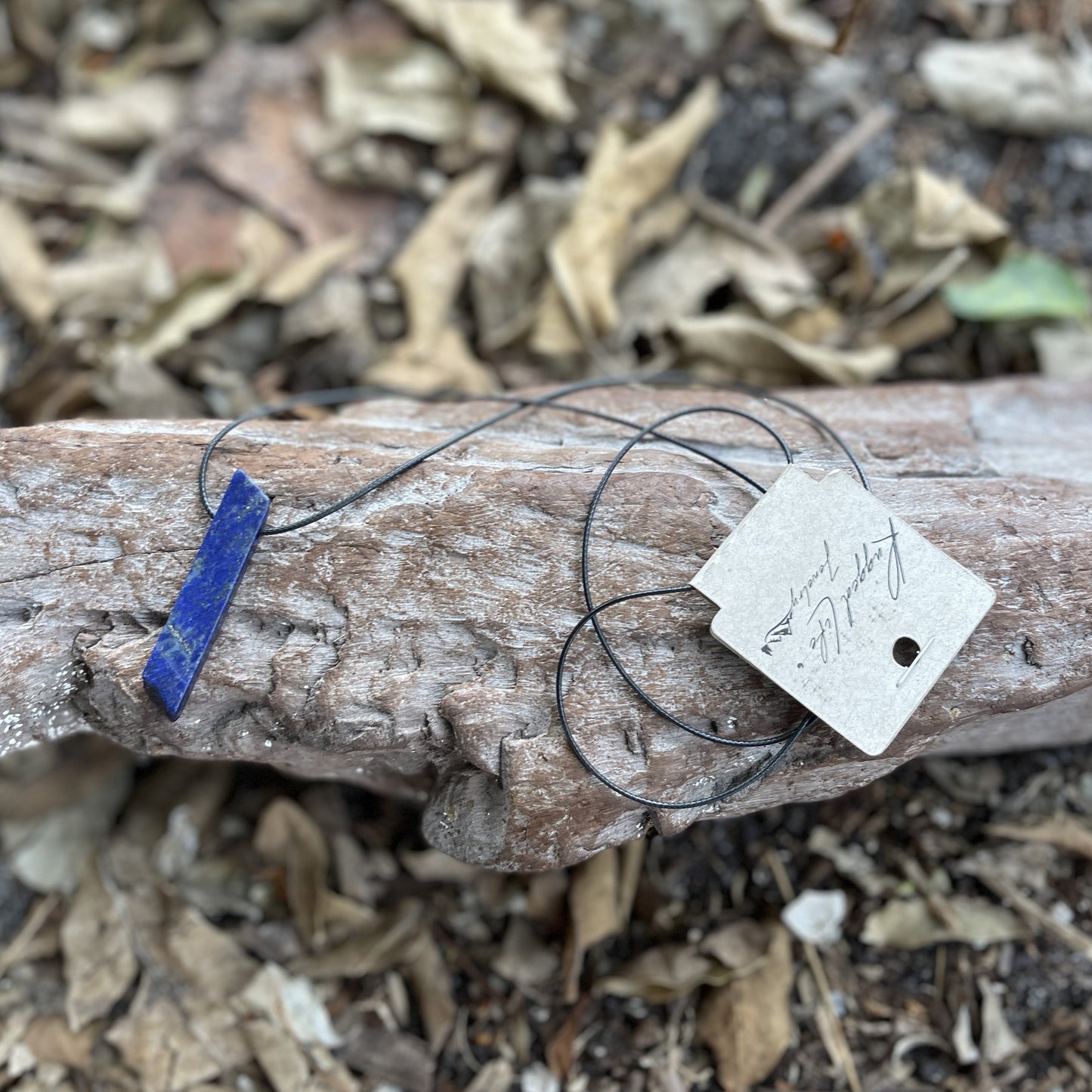 "Assyrian Decent" Royal Lapis Lazuli Slab Necklace