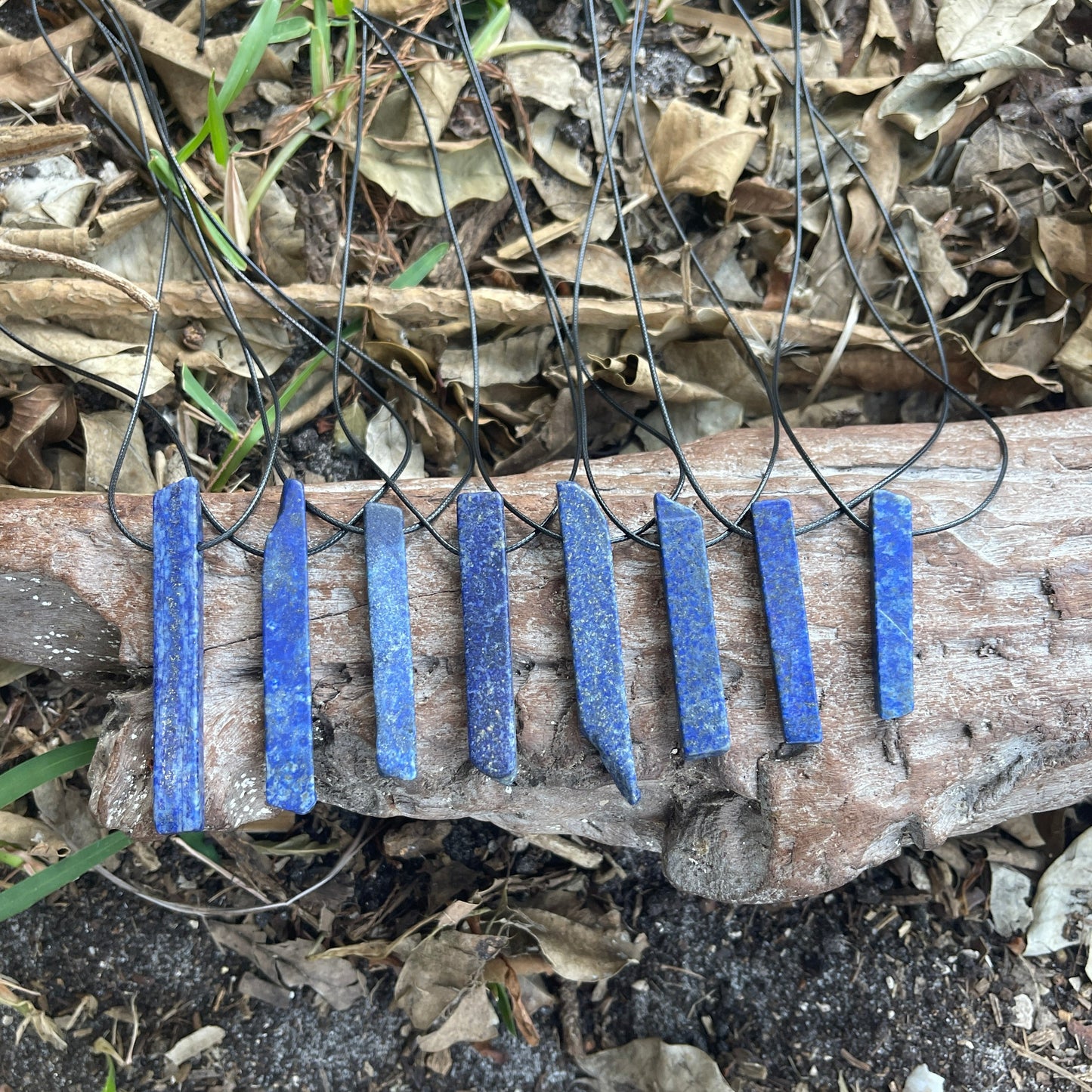 "Assyrian Decent" Royal Lapis Lazuli Slab Necklace