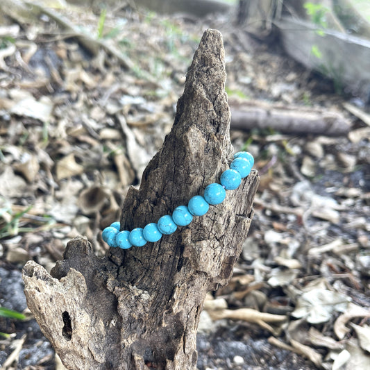 "Inspired" Turquoise Imperial Jasper Bead Bracelet